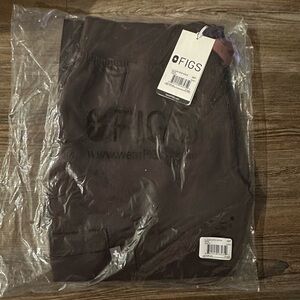 NWT FIGS Espresso Kade scrub pant XSP